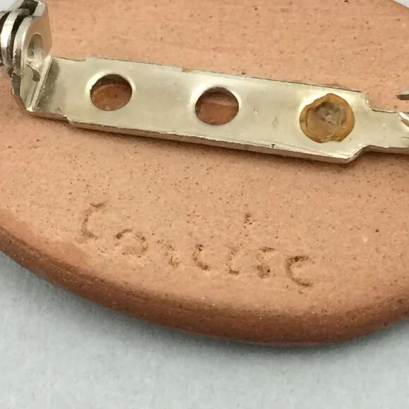 2 Handmade House Cottage Themed Brooches Pins Countryside Wood Clay Cottagecore - Picture 3 of 12